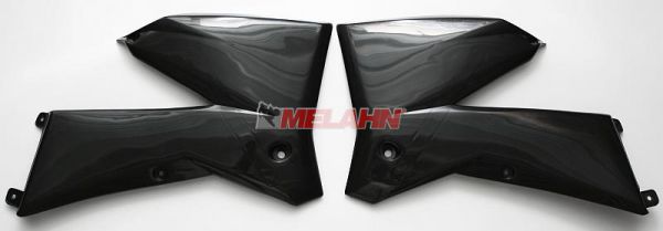 UFO Spoiler (Paar) für KTM SX/EXC 125/525 05-06 (EXC bis 07), schwarz