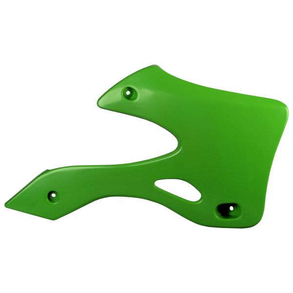 POLISPORT Spoiler (Paar) Kühlerverkleidung für KX 125/250 99-02, grün