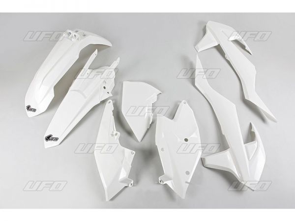 UFO Plastik-Kit ohne Lampenmaske für KTM 125-500 EXC 2017-2019, weiß