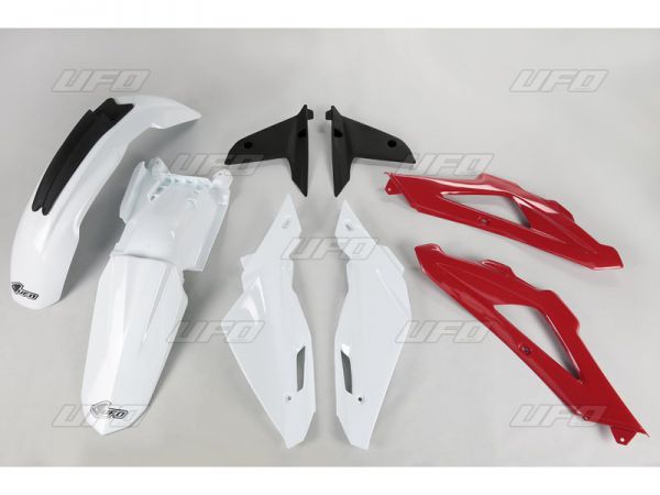 UFO Plastik-Kit für Husqvarna TC 450 2009-2010, OEM weiß/rot