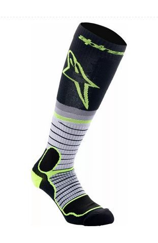 ALPINESTARS Socke (Paar): MX Pro, grau