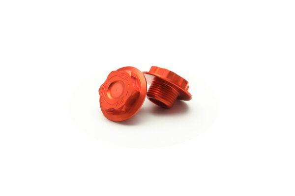 ZETA Aluminium-Steuerkopfmutter für KTM M20x1,5, orange