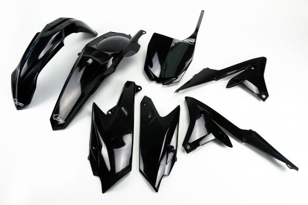 UFO Plastik-Kit für YAMAHA YZF 250 2014-2018 / 450 2014-2017, schwarz