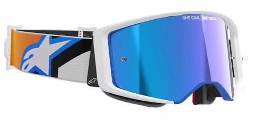 ALPINESTARS Brille: Supertech Corp ABS, blau/orange blau-verspiegelt