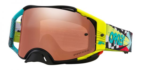 OAKLEY Brille: Airbrake Prizm MX Jeffrey Herlings Signature Series, schwarz/gelb black-iridium