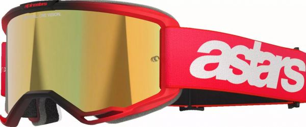 ALPINESTARS Brille: Vision 5 Blaze, rot/schwarz gold-verspiegelt