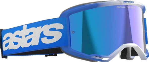 ALPINESTARS Brille: Vision 5 Blaze, blau/weiß blau-verspiegelt