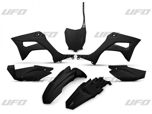 UFO Plastik-Kit für HONDA CRF 110 2019-, schwarz