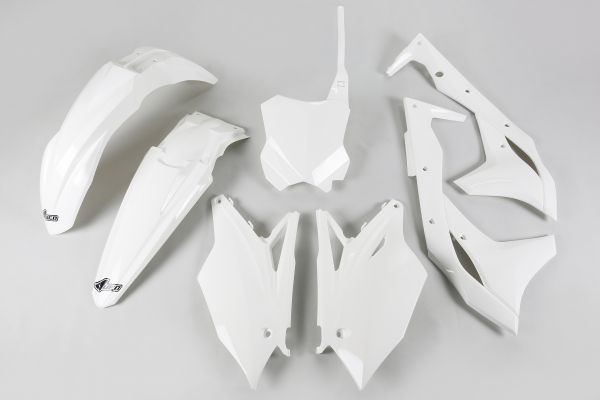 UFO Plastik-Kit für KAWASAKI KXF 250 2018-2020, weiß