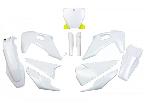 UFO Full-Plastik-Kit für HUSQVARNA FC/TC 125-450 2019-2022, weiß