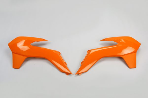 UFO Spoiler (Paar) für KTM 125-450 SX/SMR 2013-2015 / EXC 2014-2016, orange