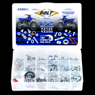 BOLT Schraubenset Pro Pack inklusive Auspuffteile für YAMAHA YZ 125/250 2022-