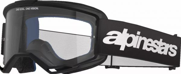 ALPINESTARS Brille: Vision 3 Wordmark, schwarz/weiß klares Glas