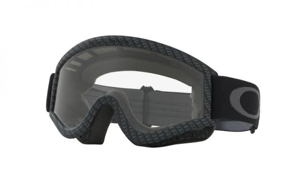 OAKLEY Brille: L-Frame OTG (Brillenträger), carbon/schwarz, klares Glas