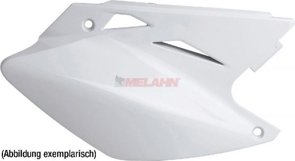 POLISPORT Seitenteile (Paar) für YAMAHA YZF 250/450 03-05, weiß