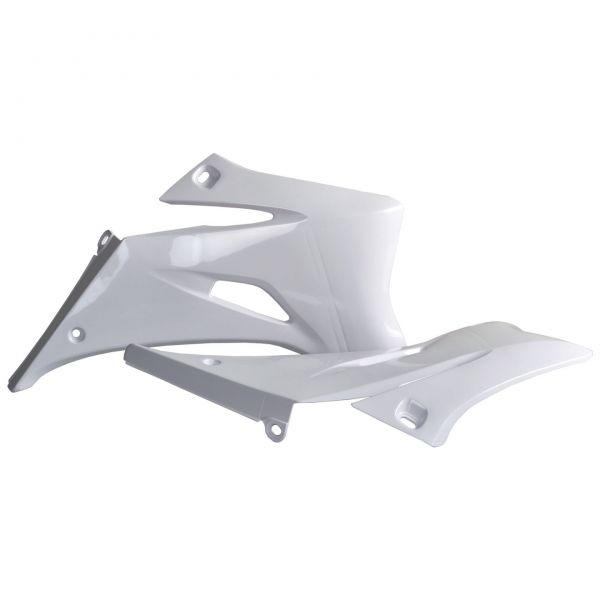 POLISPORT Spoiler (Paar) Kühlerverkleidung für YZF 250/450 2006-2009, weiß