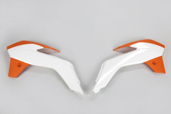 UFO Spoiler (Paar) für KTM 85 SX 2013-2017, OEM 2015 weiß/orange