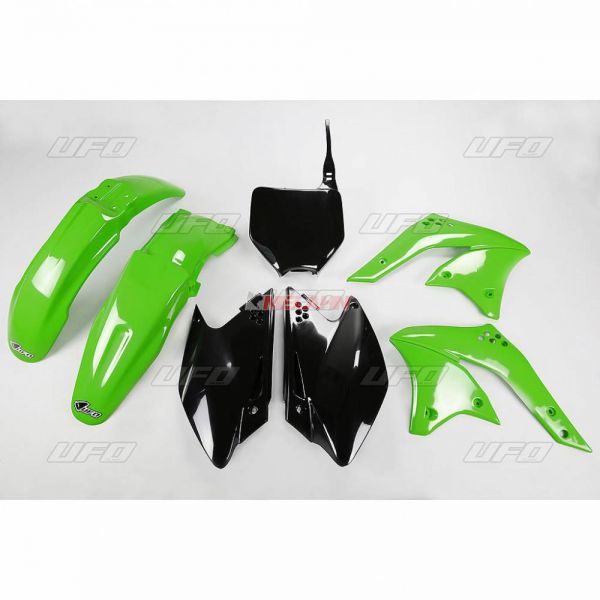 UFO Plastik-Kit für KAWASAKI KXF 250 2008, OEM (original)