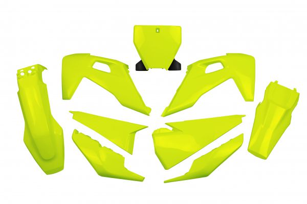 UFO Plastik-Kit für HUSQVARNA FC/TC 125-450 2019-2022, neon-gelb