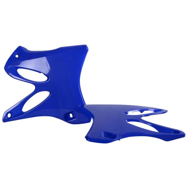 POLISPORT Spoiler (Paar) Kühlerverkleidung für YZ 125/250 2002-2014, blau