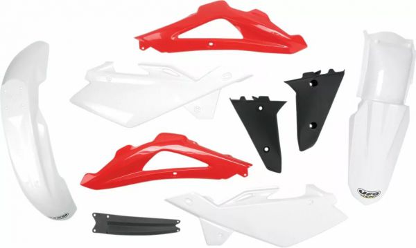 UFO Plastik-Kit für Husqvarna TC/TE 250-510 2007, OEM weiß/rot