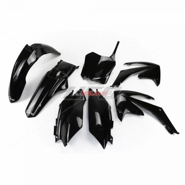 UFO Plastik-Kit für HONDA CRF 250 2011-2013 / 450 2011-2013, schwarz