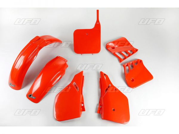 UFO Plastik-Kit für HONDA CR 250 1987, original 1987 (orangerot)