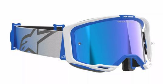 ALPINESTARS Brille: Vision 8 Corp, blau/weiß blau-verspiegelt