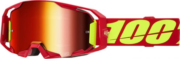 100% Brille: ARMatic Red, rot/gelb rot verspiegelt