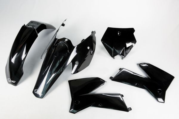 UFO Plastik-Kit für KTM 125-525 SX 2005-2006, schwarz