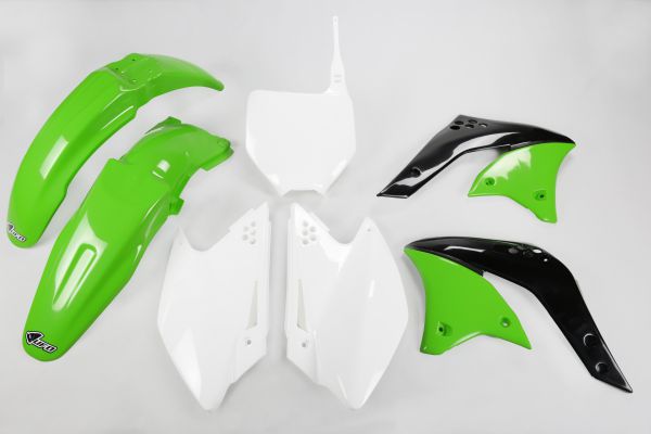 UFO Plastik-Kit für KAWASAKI KXF 250 2006, OEM (original)