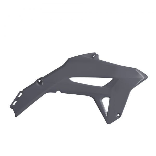 POLISPORT Spoiler (Paar) Kühlerverkleidung für Honda CRF 250 22-24 / 450 21-24, grau