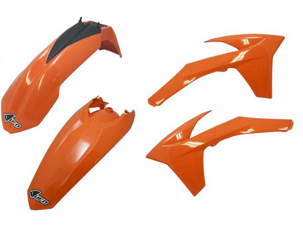 UFO Plastik-Kit ohne Lampenmaske für KTM 125-500 EXC 2012-2013, OEM (original)