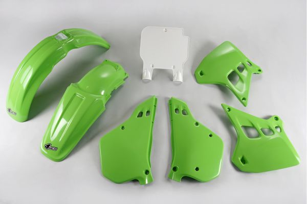 UFO Plastik-Kit für KAWASAKI KX 250 1990-1991, OEM (original) 1990