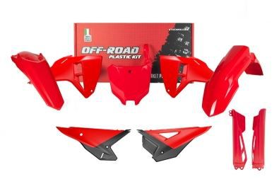 R-TECH Plastik-Kit (6-teilig) für Honda CRF 250/450 R 2025-, rot