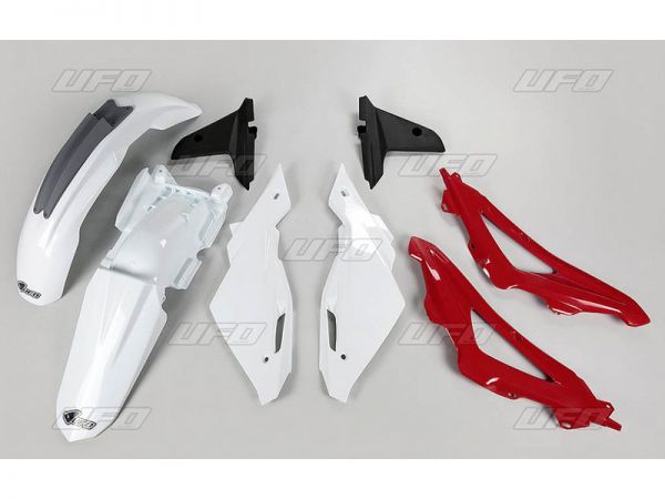 UFO Plastik-Kit für Husqvarna CR 125 2009-2013, OEM weiß/rot