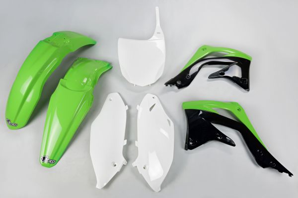 UFO Plastik-Kit für KAWASAKI KXF 450 2012, OEM (original)