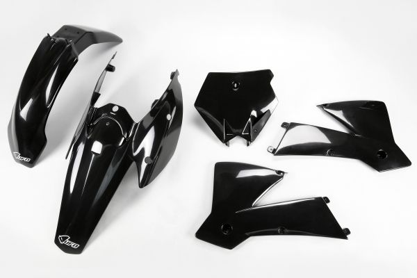 UFO Plastik-Kit für KTM 125-525 SX 2003-2004, schwarz