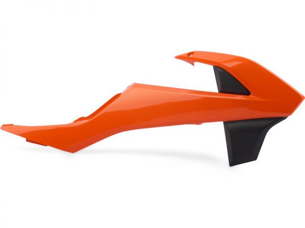 POLISPORT Spoiler (Paar) für GasGas MC 65 2021-2023 / KTM 65 SX 16-23, orange/schwarz