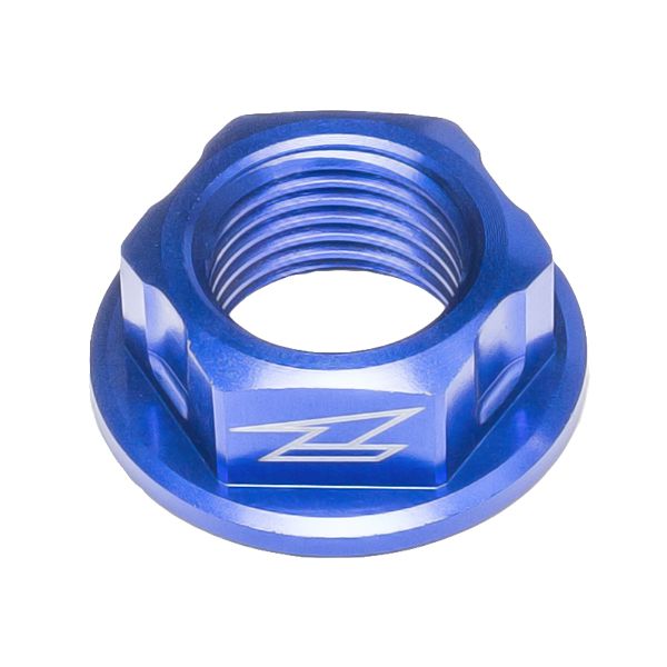 ZETA Aluminium-Achsmutter vorne: CR/CRF 02-, YZ 02-, YZF 02-, blau