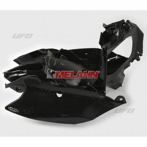 UFO Luftfilterkasten für KTM 125-500 SX 2011-2015 / EXC 2012-2016, schwarz