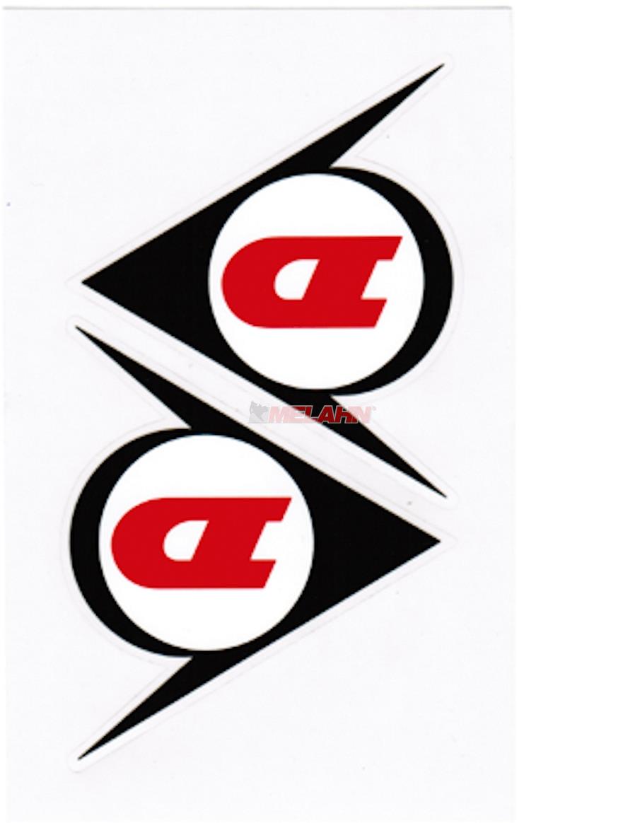 DUNLOP Aufkleber Logo, 8x8xcm, 2 Stück, 20% Aktion, Specials