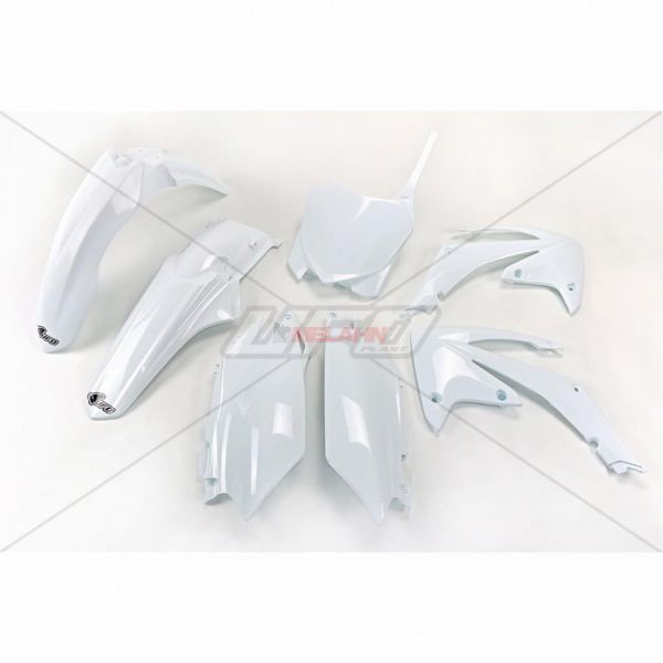 UFO Plastik-Kit für HONDA CRF 250 2011-2013 / 450 2011-2013, weiß