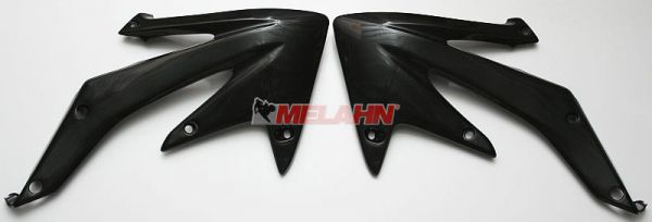 UFO Spoiler (Paar) Kühlerverkleidung für CRF 450 R 2005-2008, schwarz